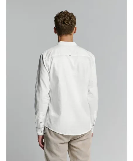 No Excess Overhemd Granddad Regular Fit