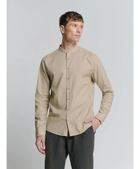 No Excess Overhemd Granddad Regular Fit