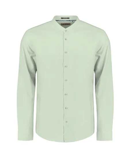 No Excess Overhemd Granddad Regular Fit