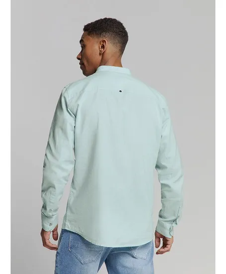 No Excess Overhemd Granddad Regular Fit