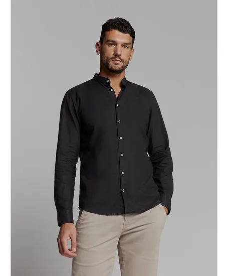 No Excess Overhemd Granddad Regular Fit
