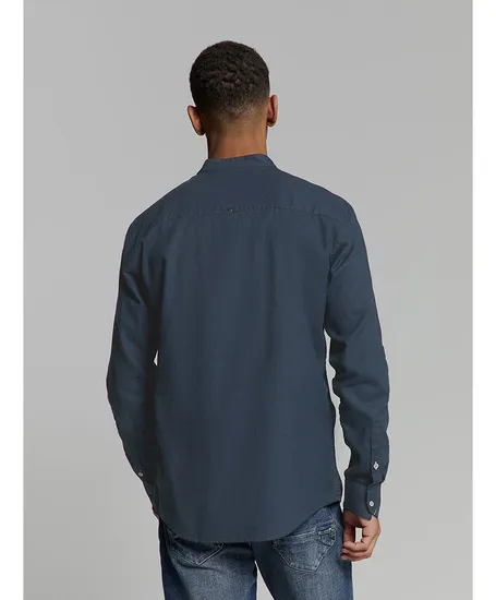 No Excess Overhemd Granddad Regular Fit