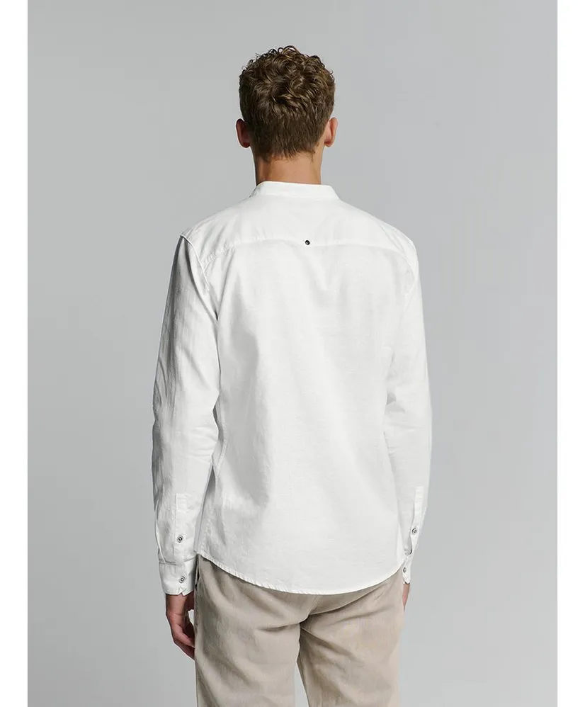 No Excess Overhemd Granddad Regular Fit