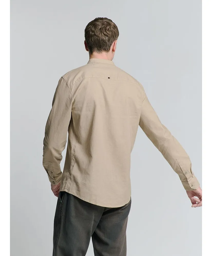 No Excess Overhemd Granddad Regular Fit