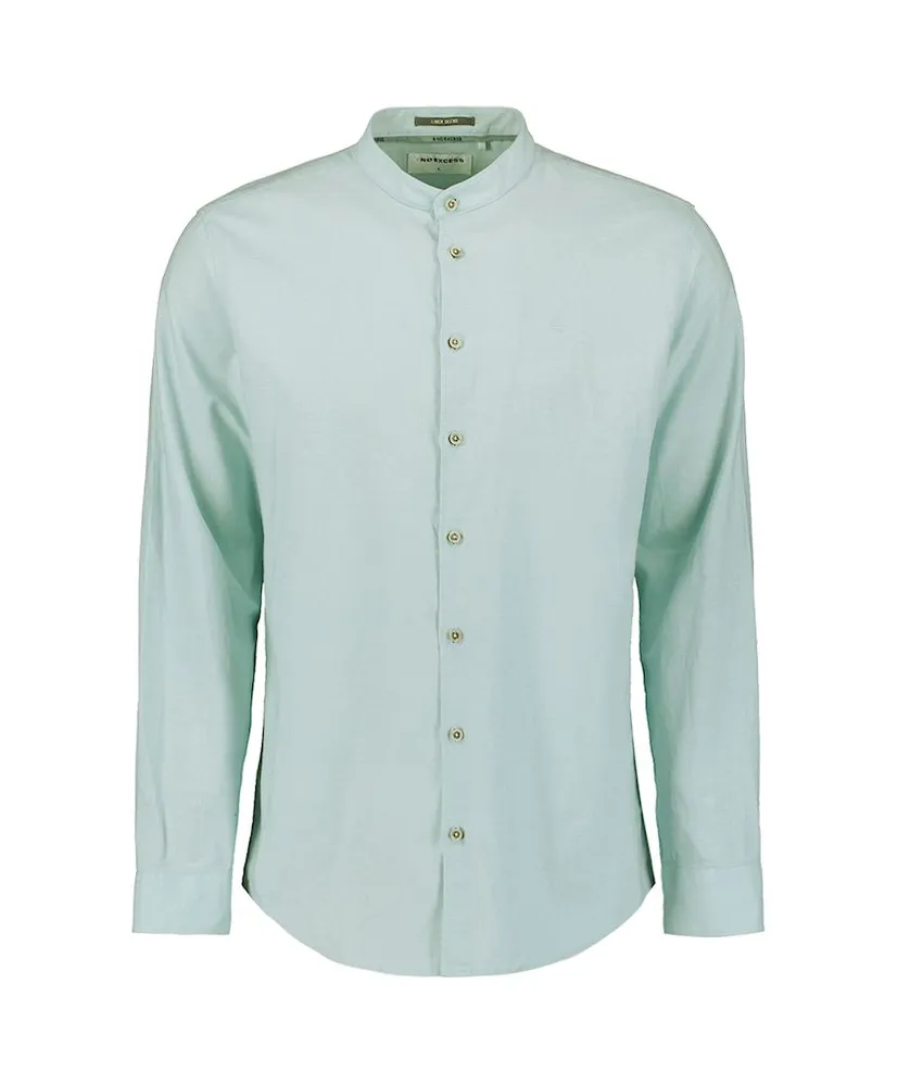 No Excess Overhemd Granddad Regular Fit