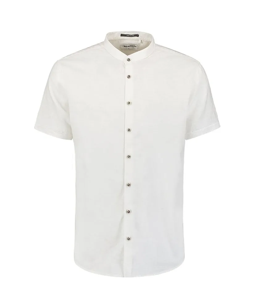 No Excess Overhemd Granddad Regular Fit