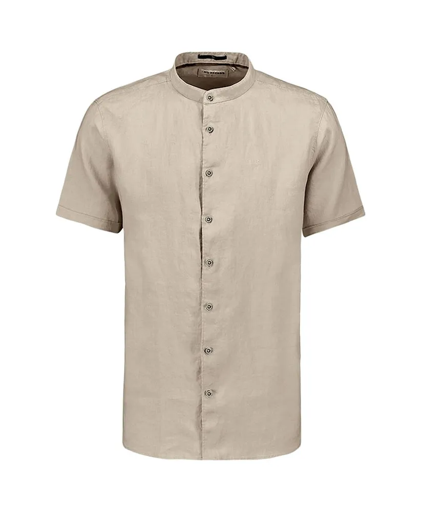 No Excess Overhemd Granddad Regular Fit