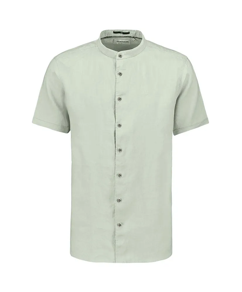 No Excess Overhemd Granddad Regular Fit