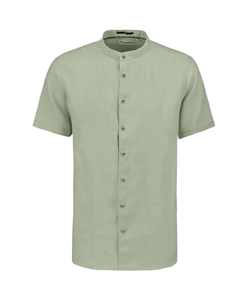 No Excess Overhemd Granddad Regular Fit