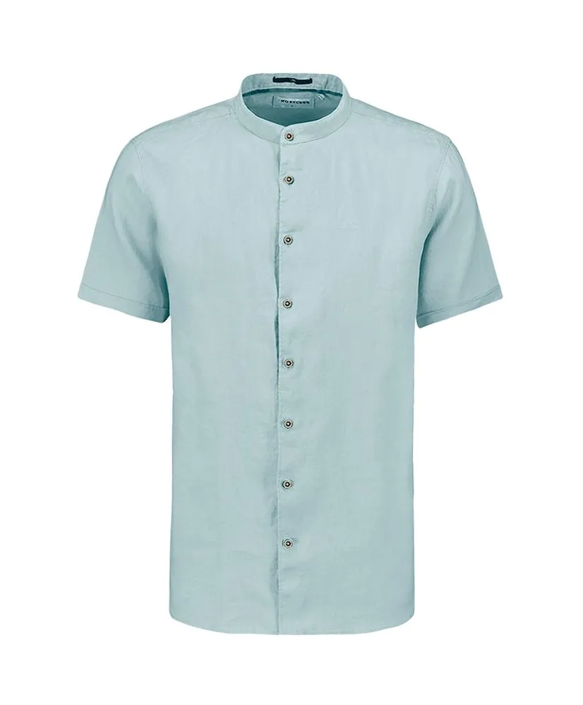 No Excess Overhemd Granddad Regular Fit