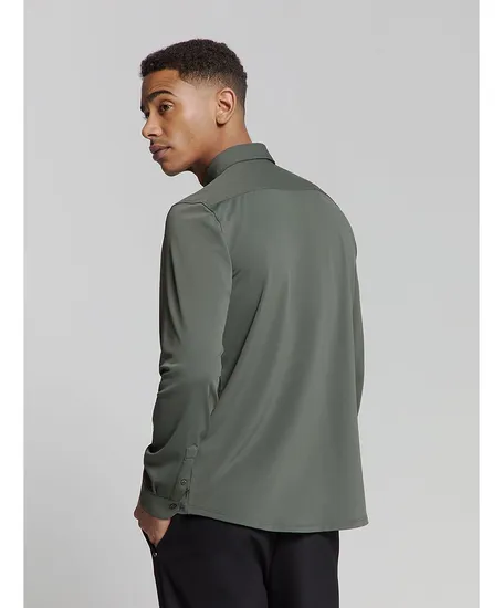 No Excess Overhemd Jersey Travel Regular Fit
