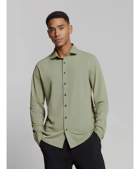 No Excess Overhemd Jersey Travel Regular Fit