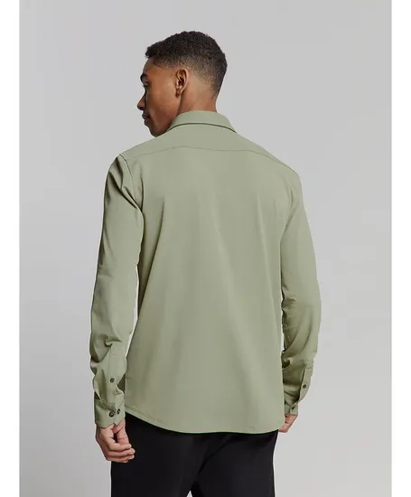No Excess Overhemd Jersey Travel Regular Fit