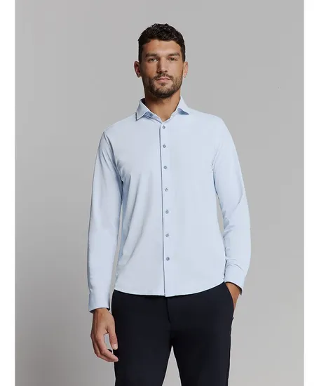 No Excess Overhemd Jersey Travel Regular Fit