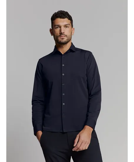No Excess Overhemd Jersey Travel Regular Fit