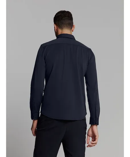 No Excess Overhemd Jersey Travel Regular Fit