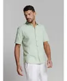 No Excess Overhemd Solid Linnen Regular Fit