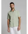 No Excess Overhemd Solid Linnen Regular Fit