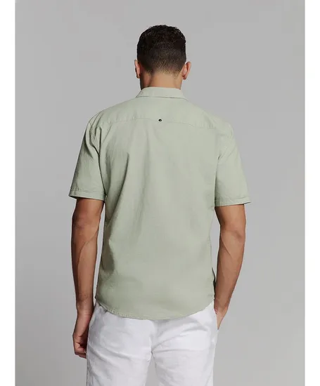 No Excess Overhemd Solid Linnen Regular Fit