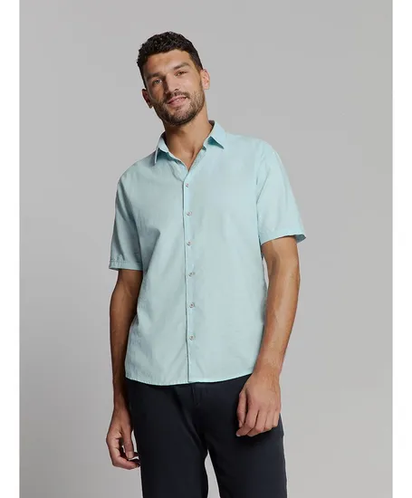 No Excess Overhemd Solid Linnen Regular Fit