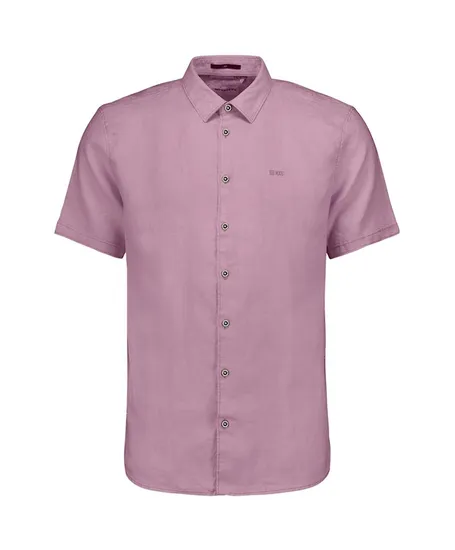 No Excess Overhemd Solid Linnen Regular Fit
