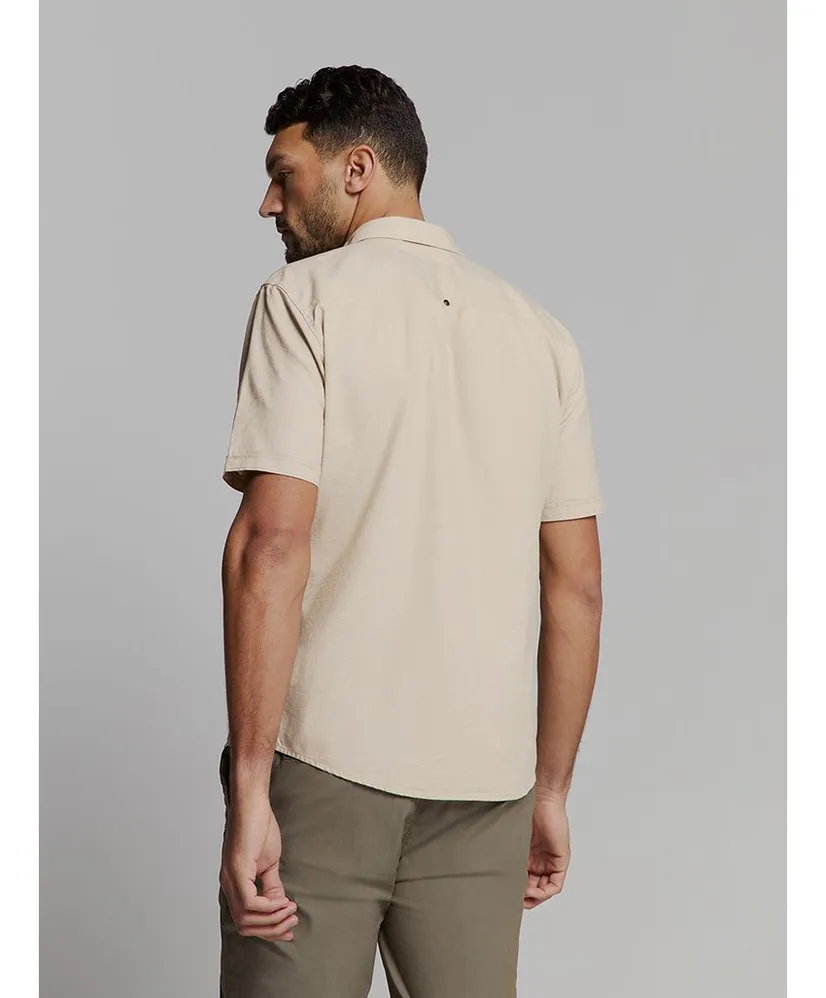 No Excess Overhemd Solid Linnen Regular Fit