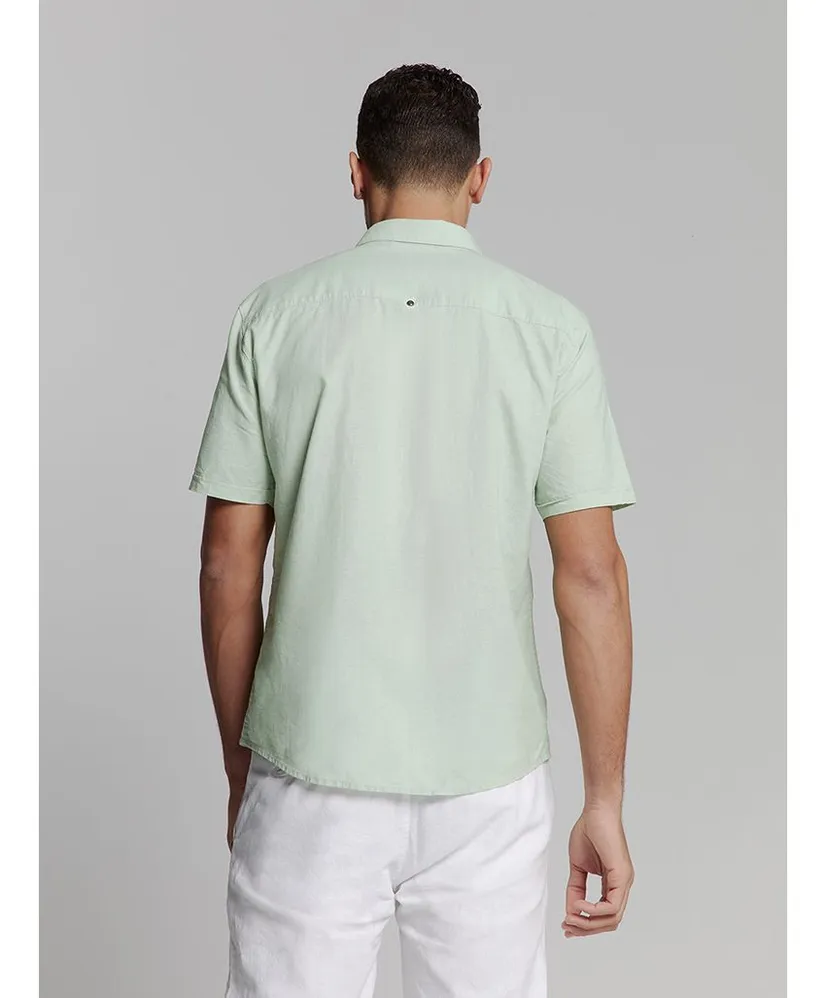 No Excess Overhemd Solid Linnen Regular Fit