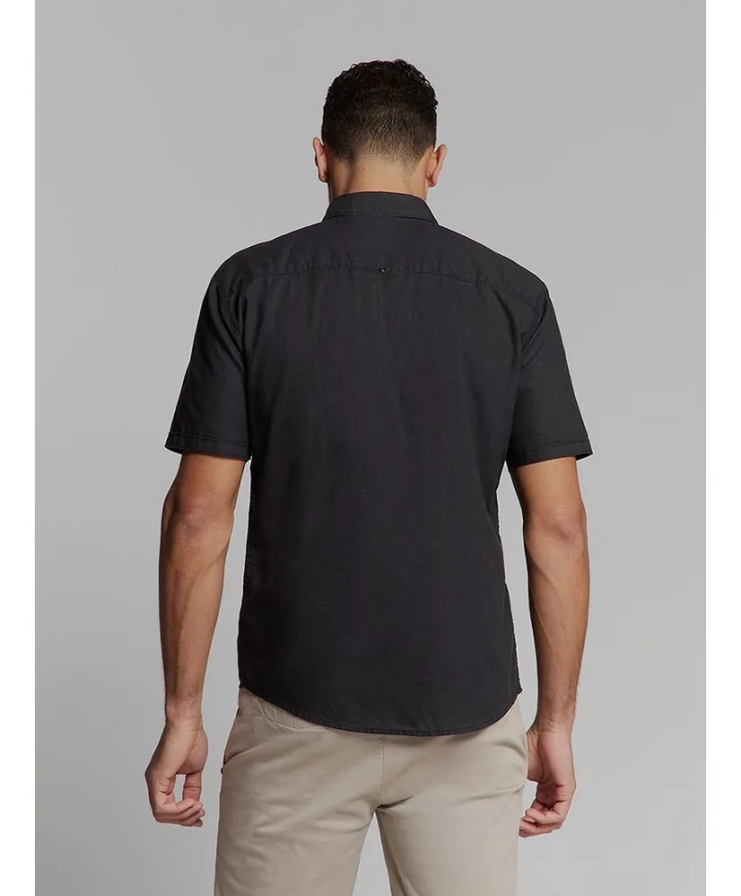 No Excess Overhemd Solid Linnen Regular Fit