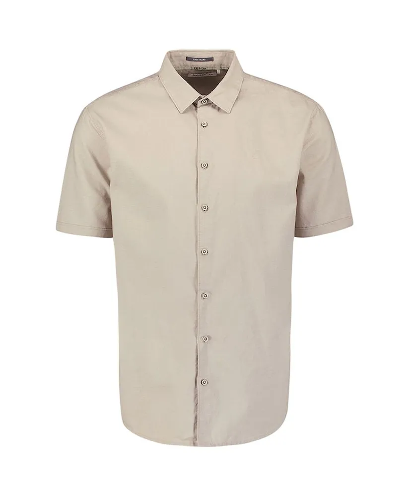 No Excess Overhemd Solid Linnen Regular Fit