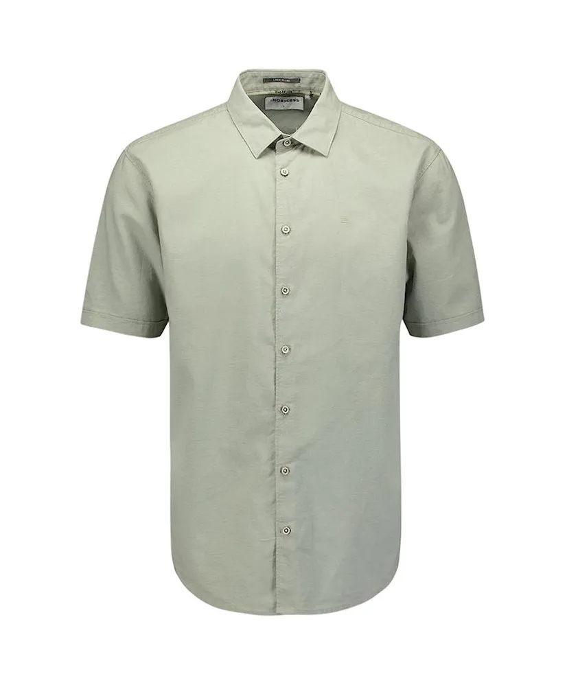 No Excess Overhemd Solid Linnen Regular Fit