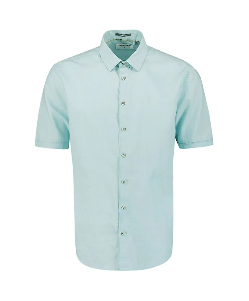 No Excess Overhemd Solid Linnen Regular Fit