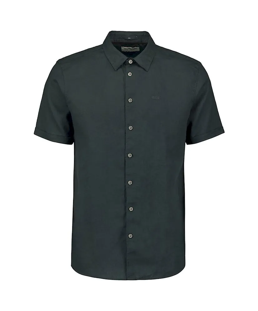 No Excess Overhemd Solid Linnen Regular Fit