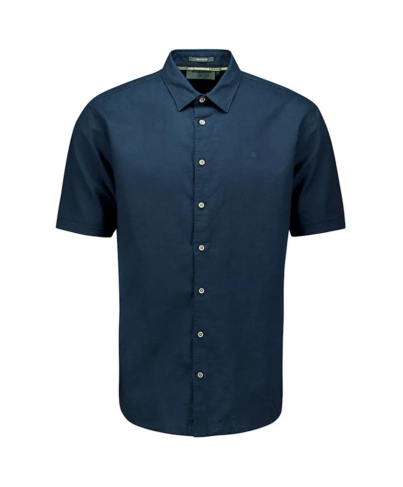 No Excess Overhemd Solid Linnen Regular Fit