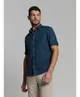 No Excess Overhemd Solid Linnen Regular Fit