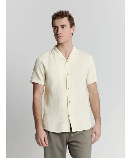 No Excess Overhemd Structure Regular Fit