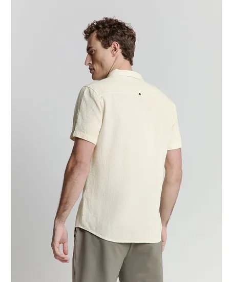 No Excess Overhemd Structure Regular Fit
