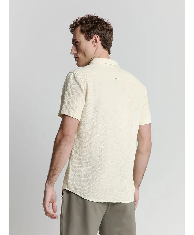 No Excess Overhemd Structure Regular Fit