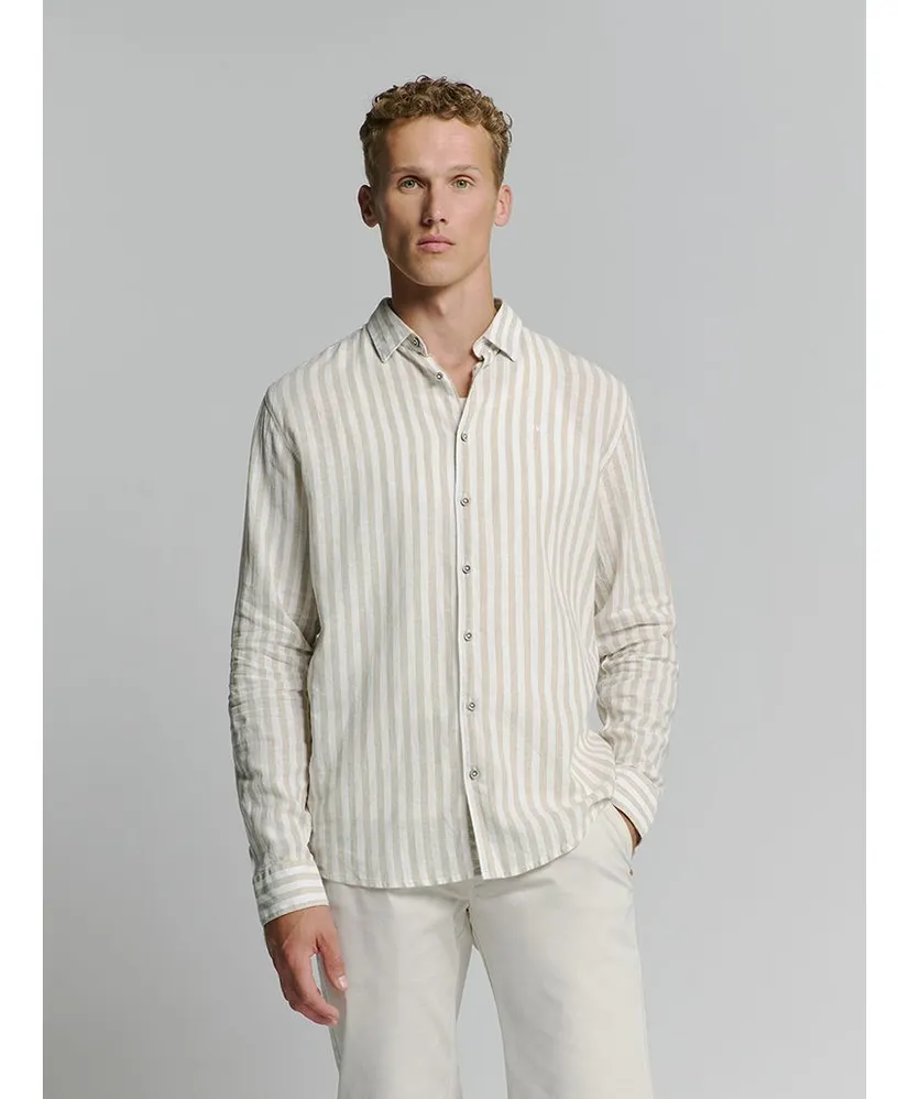 No Excess Overhemd Vertical Big Stripes