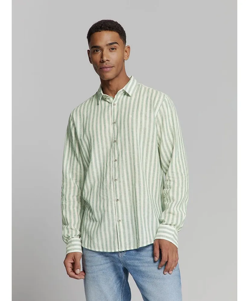 No Excess Overhemd Vertical Big Stripes