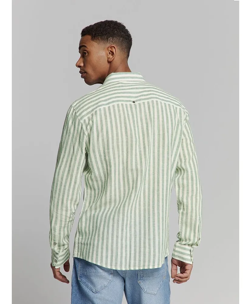 No Excess Overhemd Vertical Big Stripes