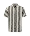 No Excess Overhemd Zig Zag Jacquard