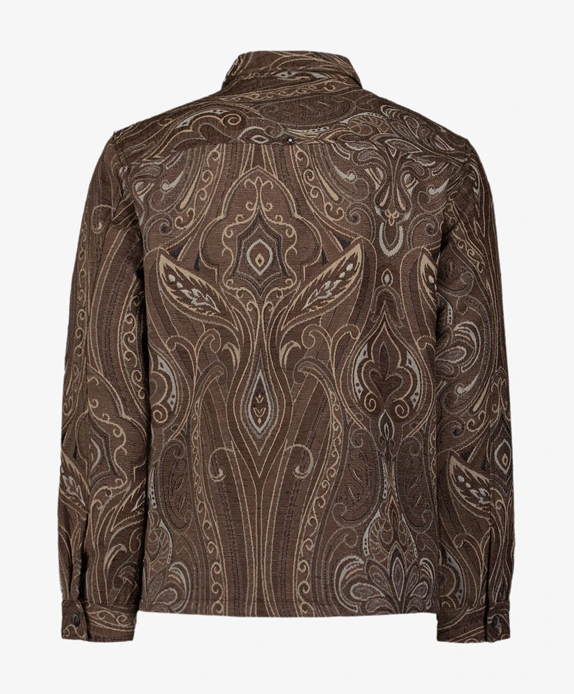 No Excess Overshirt Fancy Jacquard