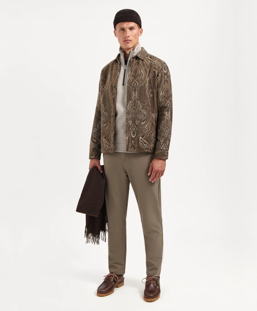 No Excess Overshirt Fancy Jacquard