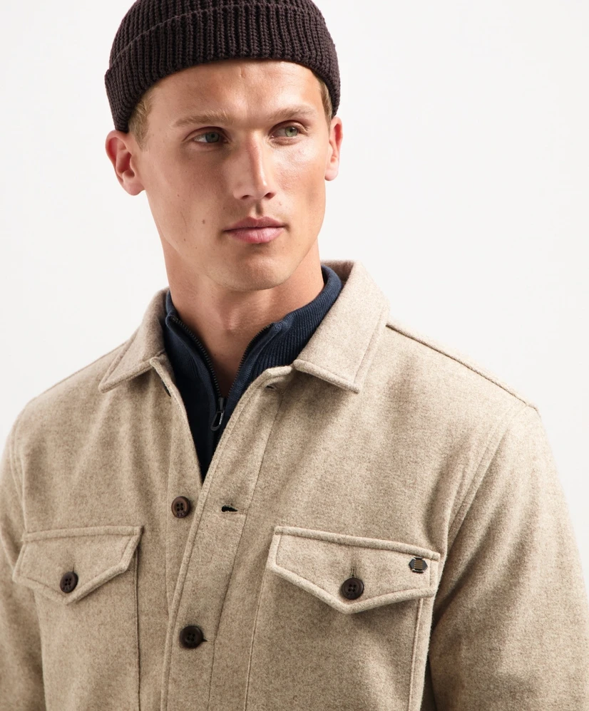 No Excess Overshirt Gemêleerd