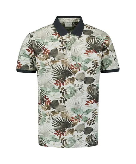 No Excess Polo Allover Print
