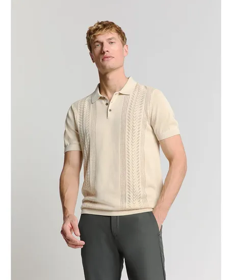 No Excess Polo Jacquard