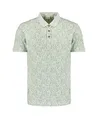 No Excess Polo Pique Allover Print