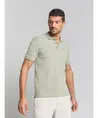 No Excess Polo Pique Solid Stretch
