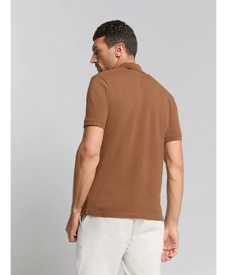No Excess Polo Pique Solid Stretch