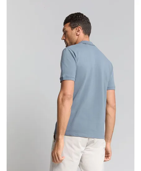 No Excess Polo Pique Solid Stretch